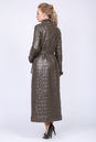 Женское кожаное пальто из натуральной кожи с воротником, отделка норка 0901284-3