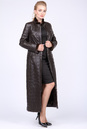 Женское кожаное пальто из натуральной кожи с воротником, отделка норка 0901285-2