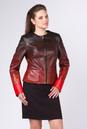 Женская кожаная куртка из натуральной кожи без воротника 0901288