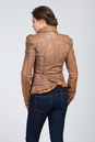 Женская кожаная куртка из натуральной кожи с воротником 0901290-4