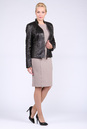 Женская кожаная куртка из натуральной кожи с воротником 0901294-3