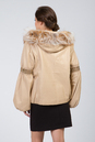 Женская кожаная куртка из натуральной кожи с капюшоном, отделка енот 0901316-4