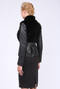 Женская кожаная куртка из натуральной кожи с воротником 0901320-4