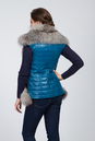 Женская кожаная куртка из натуральной кожи с воротником, отделка чернобурка 0901323-4