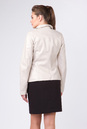 Женская кожаная куртка из натуральной кожи с воротником, отделка норка 0901394-2