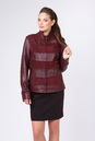 Женская кожаная куртка из натуральной кожи с воротником 0901414