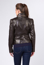 Женская кожаная куртка из натуральной кожи с воротником 0901432-4