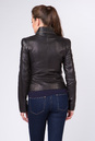 Женская кожаная куртка из натуральной кожи с воротником 0901433-3