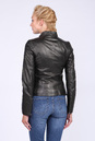 Женская кожаная куртка из натуральной кожи с воротником 0901455-2