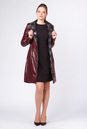 Женское кожаное пальто из натуральной кожи с воротником 0901474-2