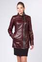 Женская кожаная куртка из натуральной кожи с воротником 0901476