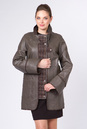 Женская кожаная куртка из натуральной кожи без воротника 0901480