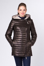 Женская кожаная куртка из натуральной кожи с капюшоном 0901482