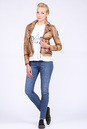 Женская кожаная куртка из натуральной кожи с воротником 0901502-2