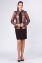 Женская кожаная куртка из натуральной кожи с воротником 0901525-2
