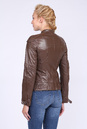 Женская кожаная куртка из натуральной кожи с воротником 0901534-4
