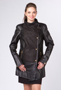 Женская кожаная куртка из натуральной кожи с воротником 0901548
