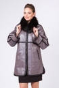Женская кожаная куртка из натуральной кожи с воротником, отделка енот 0901564