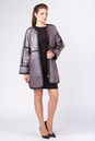 Женская кожаная куртка из натуральной кожи с воротником, отделка енот 0901564-3