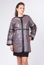 Женская кожаная куртка из натуральной кожи с воротником, отделка енот 0901564-5