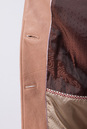 Женская кожаная куртка из натуральной кожи без воротника, отделка лиса 0901565-4