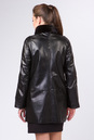 Женская кожаная куртка из натуральной кожи с воротником, отделка норка 0901569-4