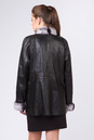 Женская кожаная куртка из натуральной кожи с воротником, отделка кролик 0901571-2