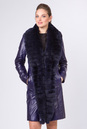 Женское кожаное пальто из натуральной кожи с воротником, отделка кролик 0901572-5