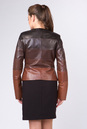 Женская кожаная куртка из натуральной кожи без воротника 0901575-3