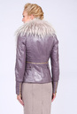 Женская кожаная куртка из натуральной кожи с воротником, отделка енот 0901582-2