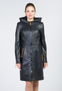 Женское кожаное пальто из натуральной кожи с капюшоном 0901584
