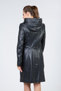 Женское кожаное пальто из натуральной кожи с капюшоном 0901584-2