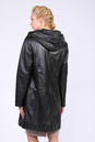 Женская кожаная куртка из натуральной кожи с капюшоном 0901588-4