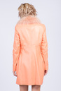 Женское кожаное пальто из натуральной кожи с воротником, отделка енот 0901620-4