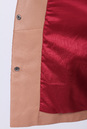 Женская кожаная куртка из натуральной кожи с воротником, отделка песец 0901629-3