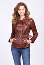 Женская кожаная куртка из натуральной кожи с воротником 0901632