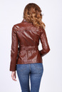 Женская кожаная куртка из натуральной кожи с воротником 0901632-2