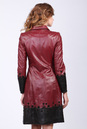 Женское кожаное пальто из натуральной кожи с воротником 0901645-3