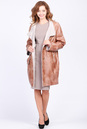 Женское кожаное пальто из натуральной кожи с воротником 0901648-3
