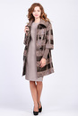 Женское кожаное пальто из натуральной кожи с воротником 0901650-2