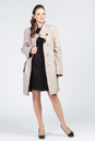 Женское кожаное пальто из натуральной кожи с воротником 0901652-2