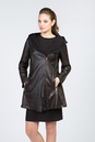 Женская кожаная куртка из натуральной кожи с капюшоном 0901659