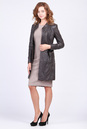 Женское кожаное пальто из натуральной кожи с воротником 0901661-3