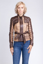 Женская кожаная куртка из натуральной кожи с воротником 0901808