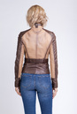 Женская кожаная куртка из натуральной кожи с воротником 0901808-4