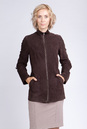 Женская кожаная куртка из натуральной замши с воротником 0901821