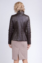 Женская кожаная куртка из натуральной кожи с воротником, отделка норка 0901832-4