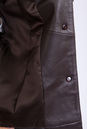 Женская кожаная куртка из натуральной кожи с воротником, отделка норка 0901832-3