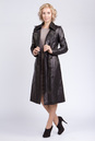Женское кожаное пальто из натуральной кожи с воротником 0901834-3