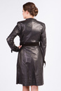 Женское кожаное пальто из натуральной кожи без воротника, отделка норка 0901843-3